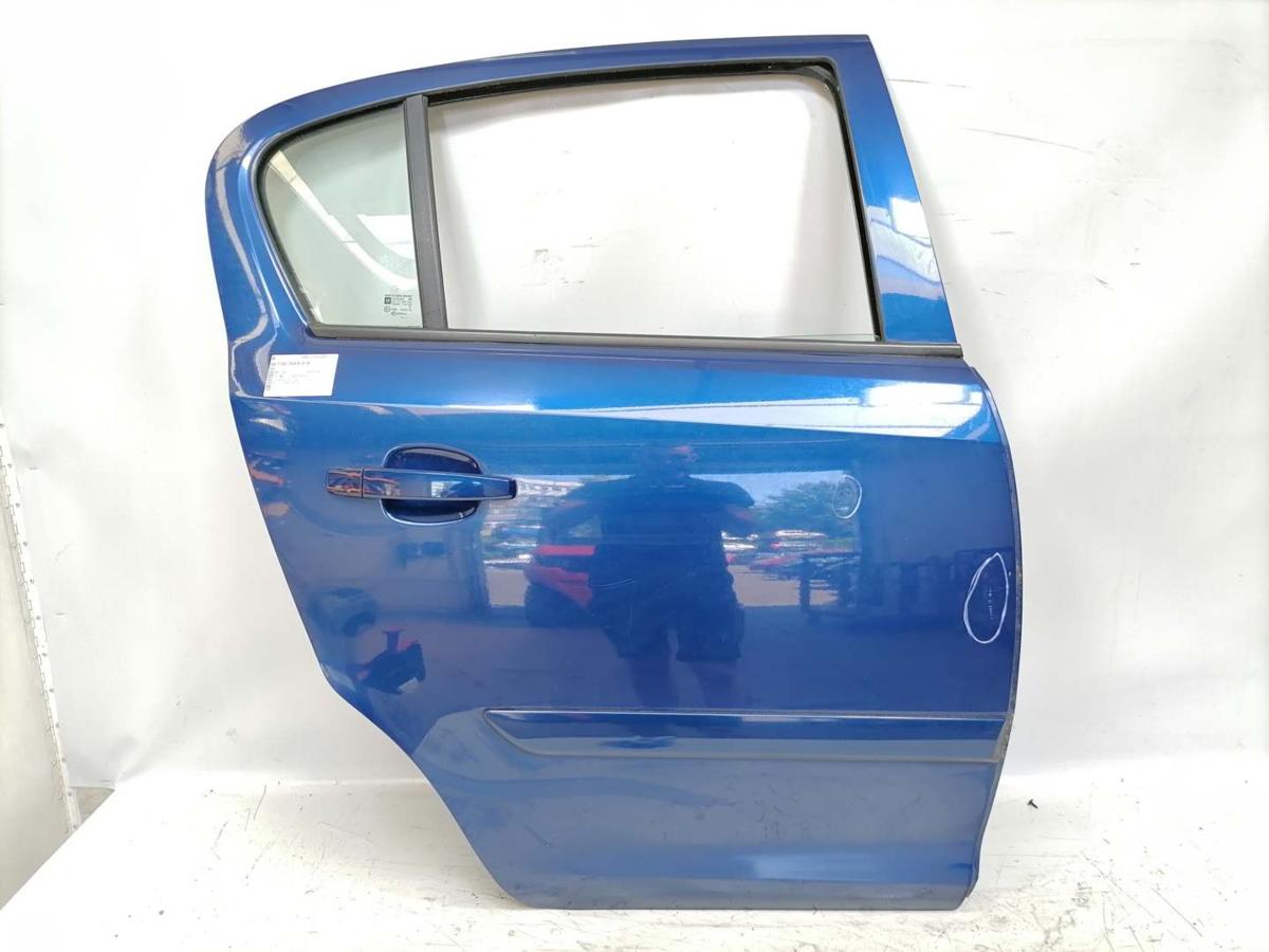 Opel Corsa D original Tür hinten rechts Z21B Ultrablau Bj.2007